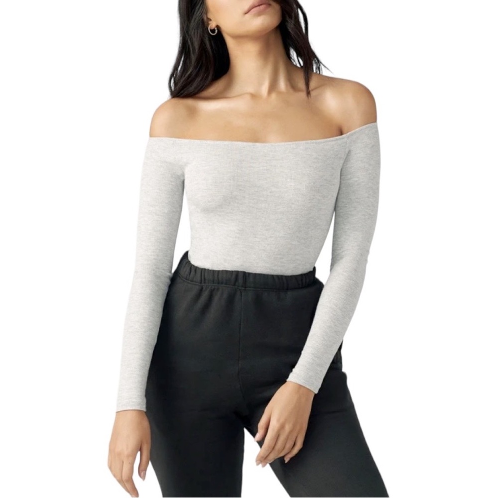Joah Brown Off Shoulder Top